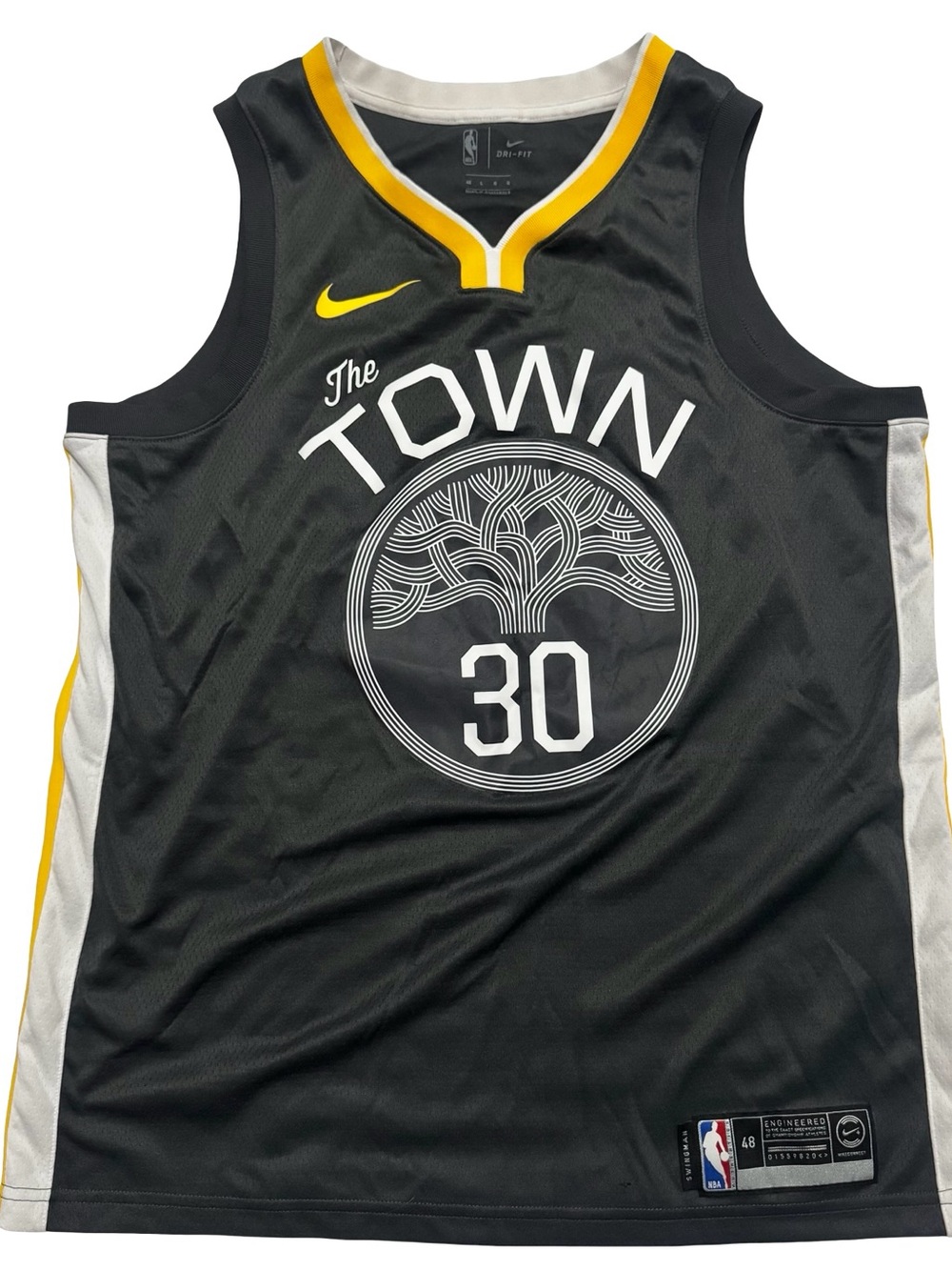 Nike Golden State Warriors Steph Curry #30 The Town Swingman Jersey Size L 48